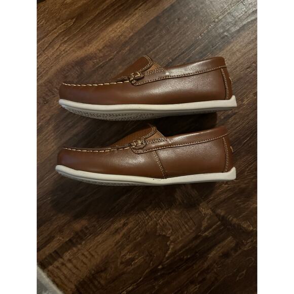 Florsheim jasper perf Jr saddle tan boys 11M venetian loafer NIB - Picture 3 of 6